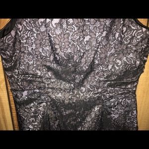 Adrianna Pappel lace look dress